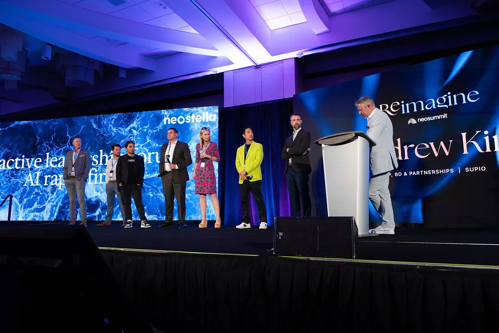 Neostella speakers and presenters on stage at NeoSummit 2026