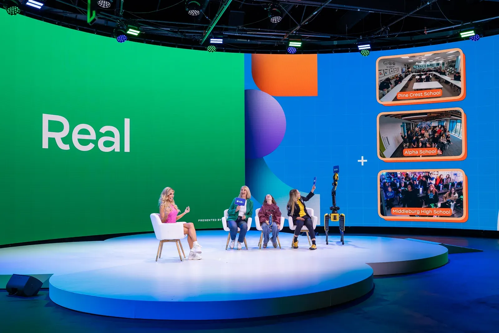 Detail from the Zoom Ahead broadcast set
